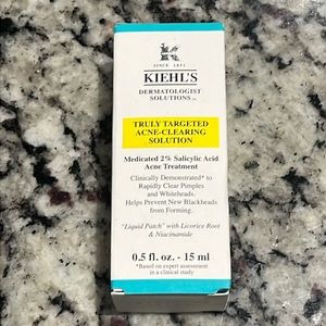 Kiehls Truly Targeted Acne Clearing Solution Full Size .5fl oz. New in b…